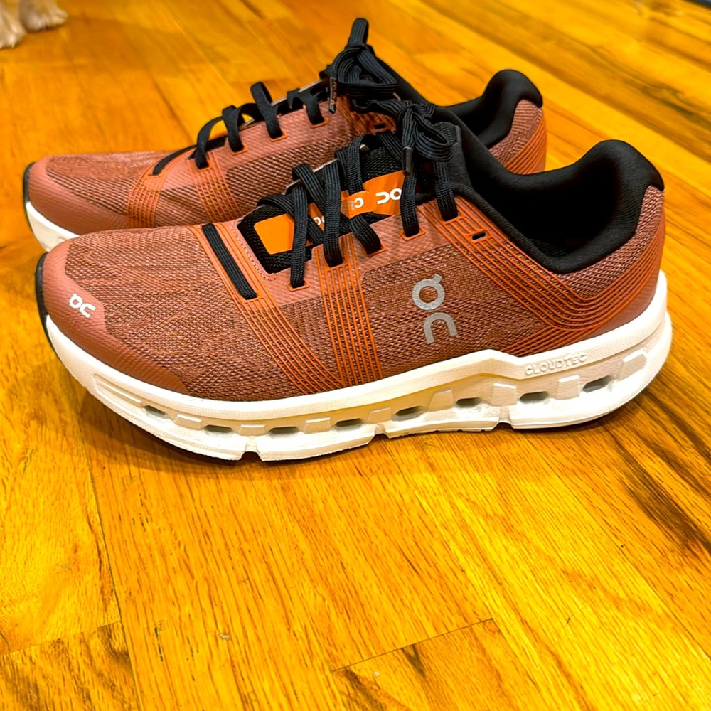 ON cloud RUNNING cloudgo in mahogany/ivory womens size 8 worn 1x